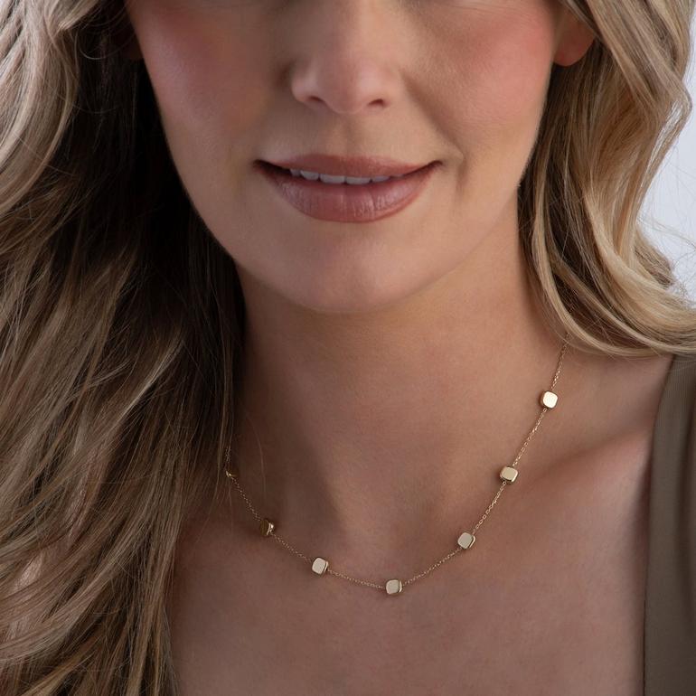 Multi Rectangular Necklace