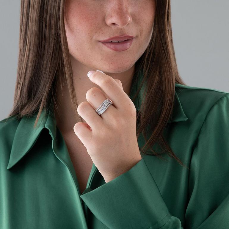 Eterna Waves Ring