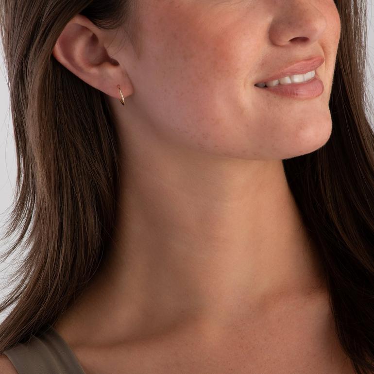 Halo Hoop Earrings